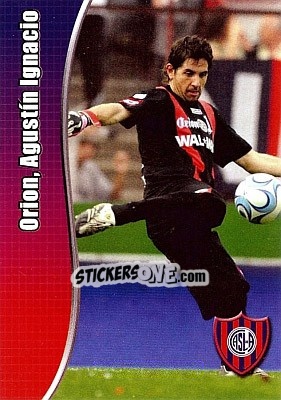 Sticker Orion, Agustín ignacio - Apertura 2008 n. K93 - Panini