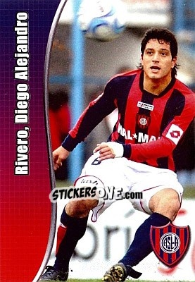 Sticker Rivero, Diego Alejandro - Apertura 2008 - Panini