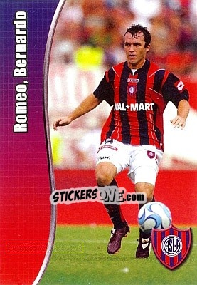 Sticker Romeo, Bernardo - Apertura 2008 n. K98 - Panini