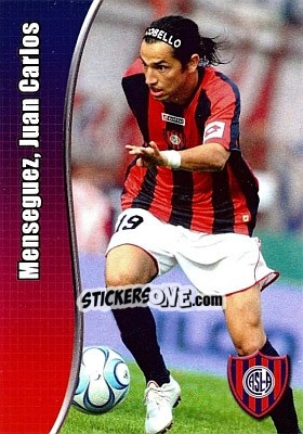 Sticker Menseguez, Juan Carlos - Apertura 2008 n. K99 - Panini