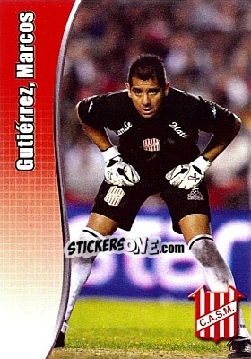 Sticker Gutiérrez, Marcos - Apertura 2008 - Panini