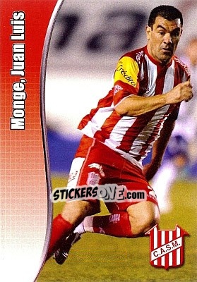 Figurina Monge, Juan Luis - Apertura 2008 - Panini