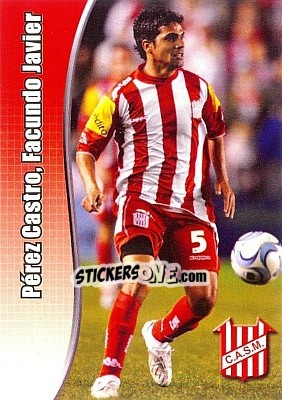 Figurina Pérez Castro, Facundo Javier - Apertura 2008 - Panini