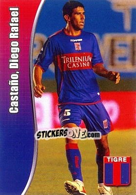 Cromo Castaño, Diego Rafael - Apertura 2008 - Panini