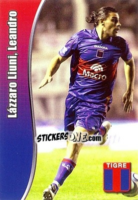 Cromo Lázzaro Liuni, Leandro - Apertura 2008 - Panini