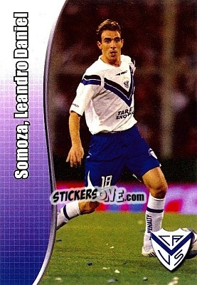 Sticker Somoza, Leandro Daniel - Apertura 2008 n. K114 - Panini