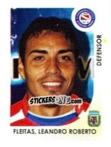 Cromo Fleitas Leandro Roberto - Apertura 2008 - Panini