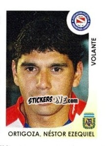 Sticker Ortigoza Nestor Ezequiel - Apertura 2008 - Panini