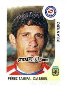 Sticker Perez Tarifa Gabriel - Apertura 2008 n. 13 - Panini