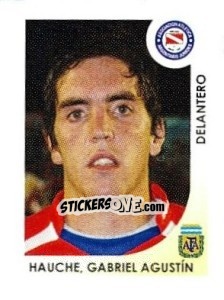 Sticker Hauche Gabriel Agustin - Apertura 2008 n. 14 - Panini