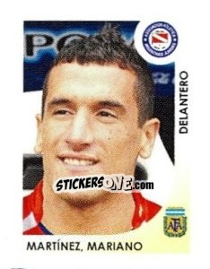 Sticker Martinez Mariano - Apertura 2008 n. 15 - Panini