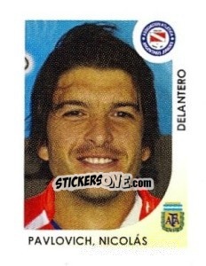 Sticker Pavlovich Nicolas - Apertura 2008 n. 16 - Panini