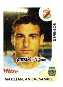 Cromo Matellan Anibal Samuel - Apertura 2008 - Panini