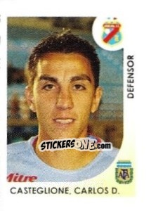 Sticker Casteglione Carlos D. - Apertura 2008 n. 21 - Panini
