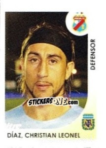 Sticker Diaz Christian Leonel - Apertura 2008 - Panini