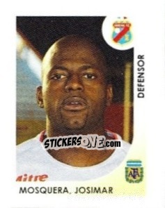 Sticker Mosquera Josimar - Apertura 2008 - Panini