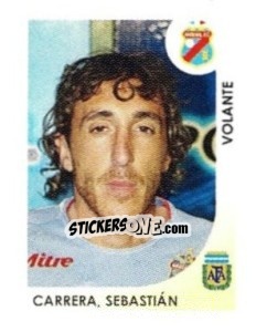 Cromo Carrera Sebastian - Apertura 2008 - Panini