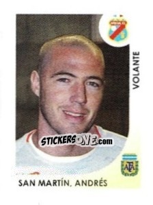 Figurina San Martin Andres - Apertura 2008 - Panini