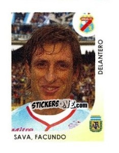 Sticker Sava Facundo - Apertura 2008 n. 30 - Panini