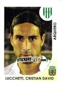 Sticker Lucchetti Cristian David - Apertura 2008 n. 33 - Panini