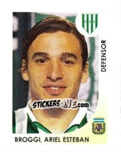Sticker Broggi Ariel Esteban - Apertura 2008 n. 36 - Panini