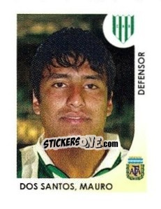 Cromo Dos Santos Mauro - Apertura 2008 - Panini