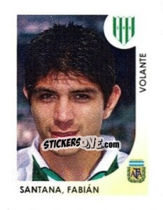 Sticker Santana Fabian - Apertura 2008 - Panini