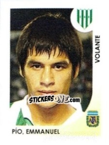 Sticker Pio Emmanuel - Apertura 2008 n. 41 - Panini