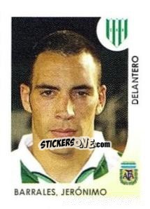 Sticker Barrales Jeronimo - Apertura 2008 - Panini