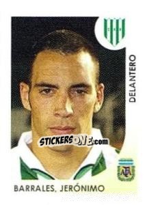 Cromo Barrales Jeronimo - Apertura 2008 - Panini