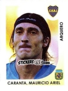 Sticker Caranta Mauricio Ariel - Apertura 2008 n. 49 - Panini