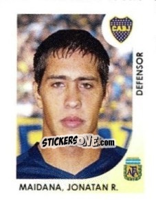 Sticker Maidana Jonatan R. - Apertura 2008 - Panini