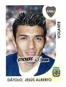 Sticker Datolo Jesus Alberto - Apertura 2008 n. 57 - Panini