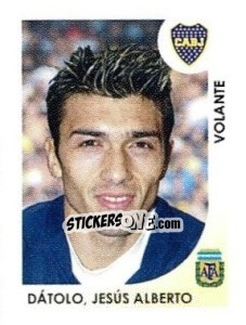 Cromo Datolo Jesus Alberto - Apertura 2008 - Panini