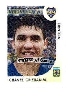 Sticker Chavez Cristian M. - Apertura 2008 - Panini