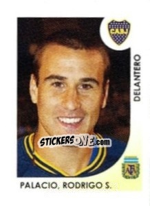 Cromo Palacio Rodrigo S. - Apertura 2008 - Panini