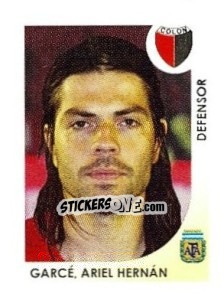 Cromo Garce Ariel Hernan - Apertura 2008 - Panini