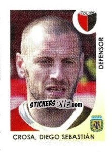 Sticker Crosa Diego sebastian - Apertura 2008 n. 67 - Panini