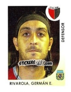 Sticker Rivarola German E. - Apertura 2008 n. 68 - Panini