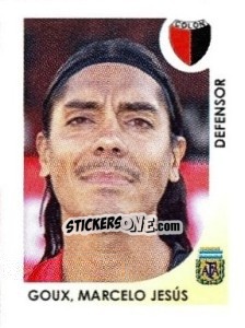 Sticker Goux Marcelo Jesus - Apertura 2008 - Panini