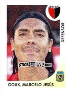 Figurina Goux Marcelo Jesus - Apertura 2008 - Panini