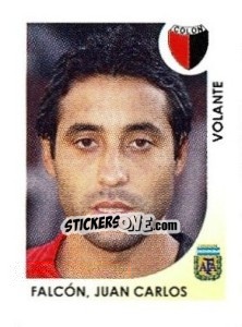 Sticker Falcon Juan Carlos - Apertura 2008 - Panini