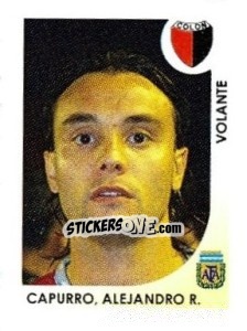 Cromo Capurro Alejandro R. - Apertura 2008 - Panini