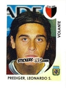 Sticker Prediger Leonardo S. - Apertura 2008 - Panini