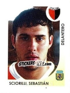 Sticker Sciorilli Sebastian - Apertura 2008 n. 76 - Panini