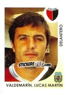 Sticker Valdemarin Lucas Martin - Apertura 2008 n. 77 - Panini