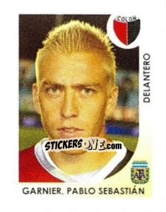 Sticker Garnier Pablo Sebastian - Apertura 2008 n. 80 - Panini