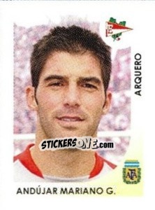 Cromo Andujar Mariano G. - Apertura 2008 - Panini