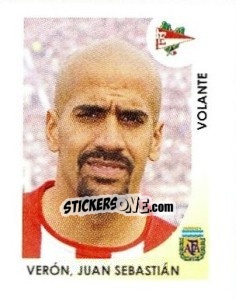 Cromo Veron Juan Sebastian