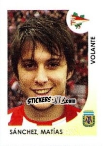 Sticker Sanchez Matias - Apertura 2008 n. 91 - Panini